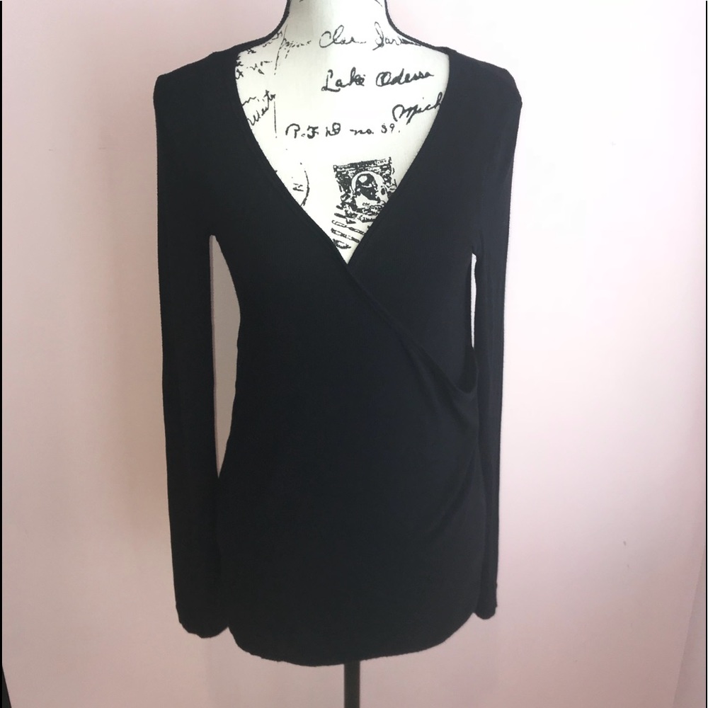 Black long sleeve free People Top